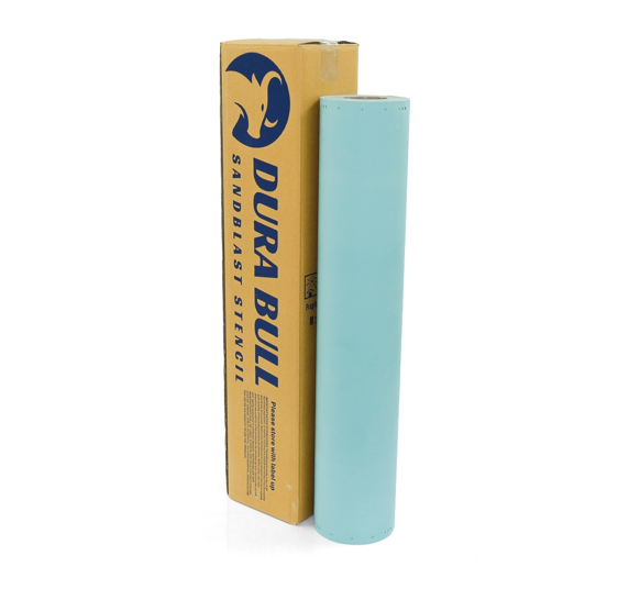 Dura Bull 929YS Double Liner Slot-fed, Gerber Rubber Sandblast Stencil -10 Yard