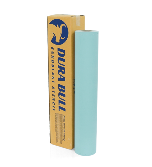 Dura Bull 917S Single Liner slot-fed, Gerber Rubber Sandblast Stencil -20 Yard